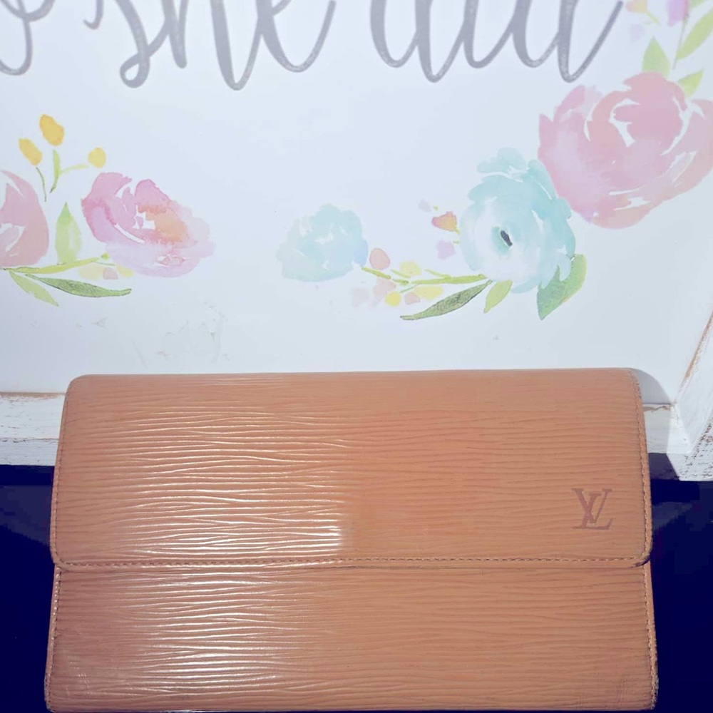 Louis Vuitton Brown Epi Leather Wallet